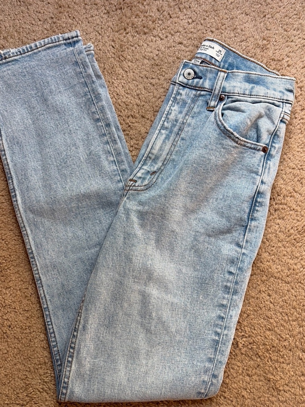 Light Blue Ankle Jeans